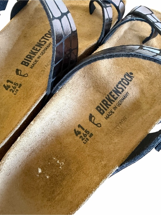 Birkenstock NEW Unisex Mayari Gator Gleam Sandal Size 41 aka 10 or 8 #260922
